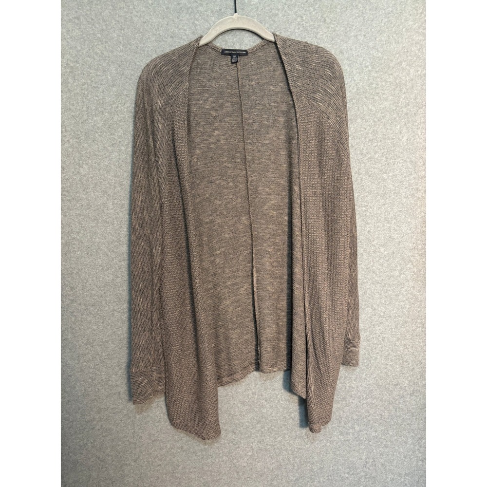 American Eagle Outfitters Brown Open Front Cardigan Women's Medium Boho Layering